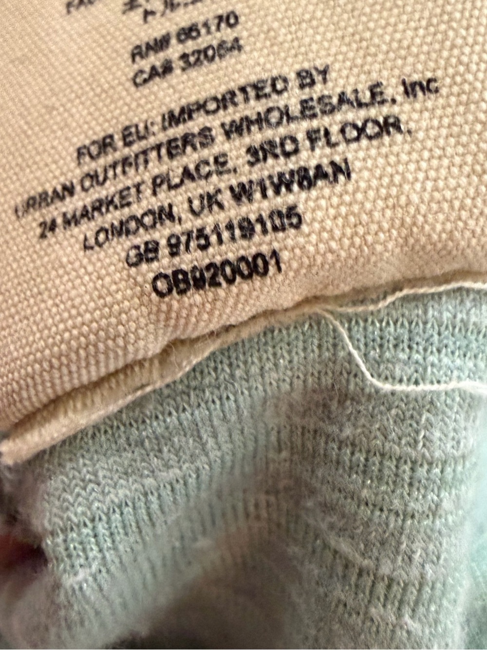 Free People Serena Corduroy Pullover - Sea Mist - Picture 10 of 10